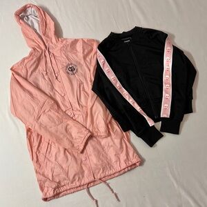 Zumiez Pink Dolphin OBEY Track Jacket Windbreaker Bundle
